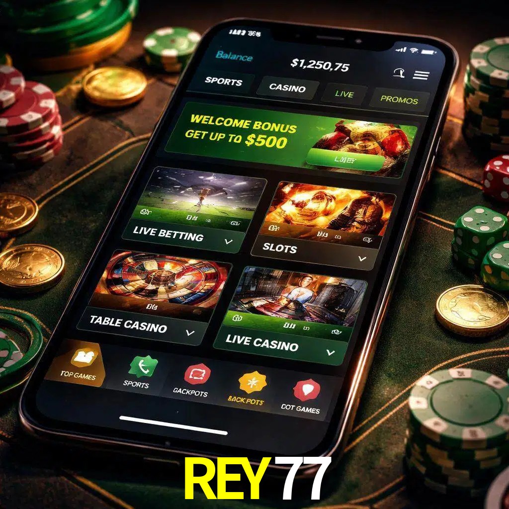 Diseño de juegos móviles REY77 para usuarios en México
